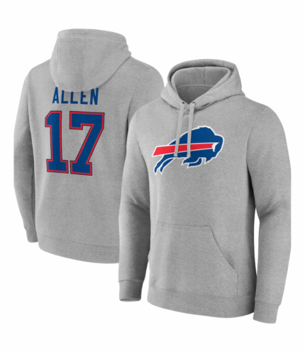 Josh Allen Buffalo Bills Pullover Hoodie 1