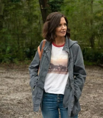 Katie Holmes The Secret Dare to Dream Cotton Miranda Wells Jacket