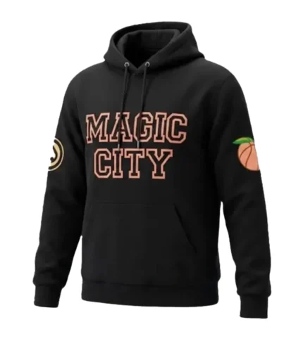 Magic City Atlanta Hawks Black Pullover Fleece Hoodie For Unisex