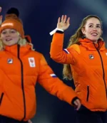 Unisex Milano Cortina 2026 Winter Olympics Opening Ceremony Team Netherlands Orange Hooded Jacket