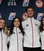 Unisex Milano Cortina 2026 Winter Olympics Save The Duck Team USA White Jacket