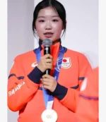 Milano Cortina 2026 Winter Olympics Team Japan Ami Nakai Orange Jacket