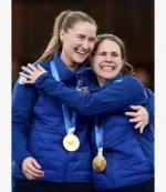 Milano Cortina 2026 Winter Olympics Uniqlo Team Sweden Curling Event Puffer Jacket