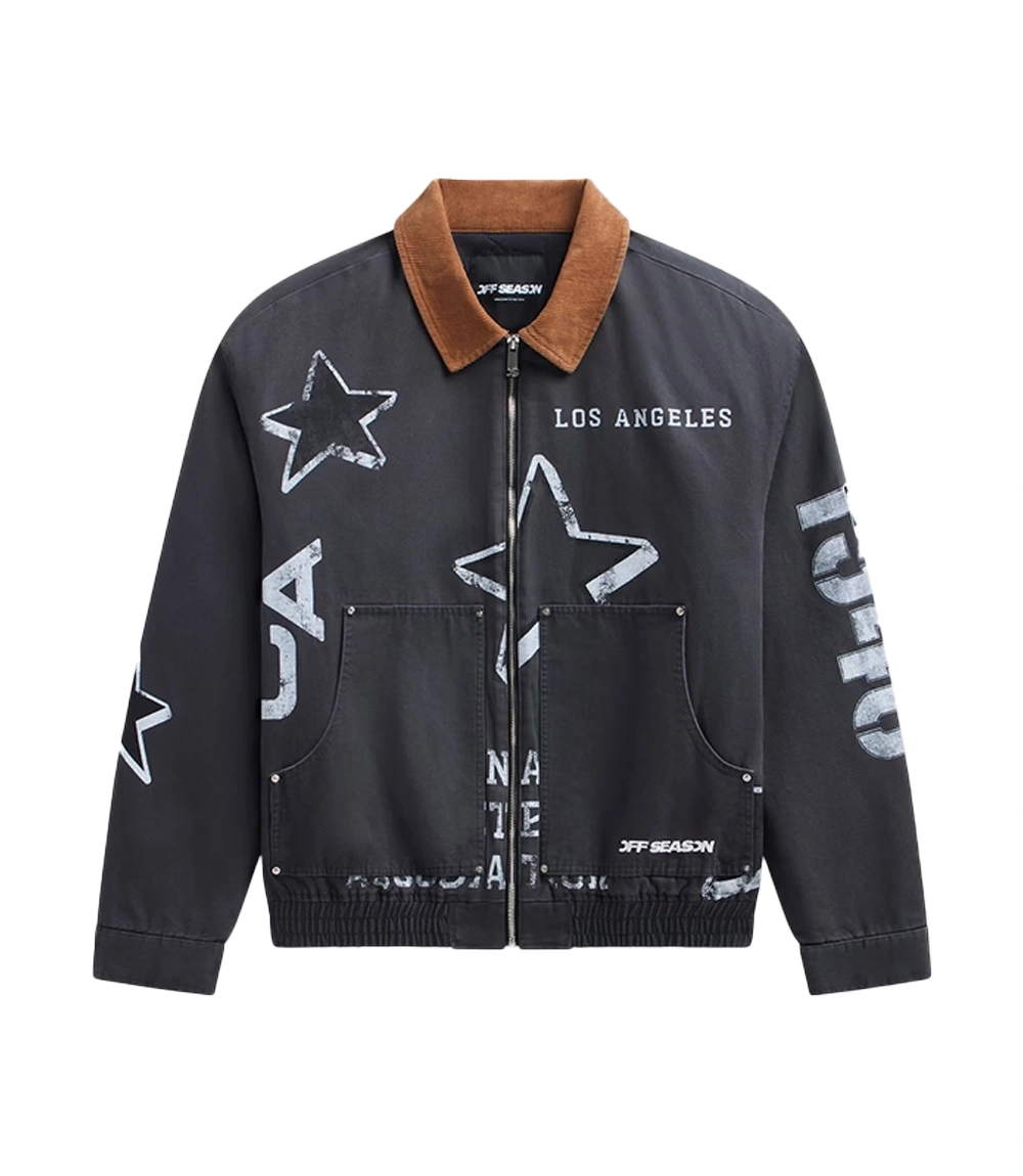 NBA All-Star 2026 Game Workwear Full-Zip Black Jacket Unisex NBA All-Star 2026 Game Workwear Full-Zip Black Jacket