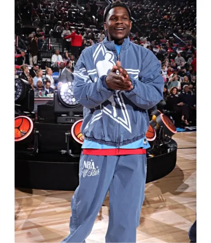 Unisex NBA All-Star Game 2026 Warm-Up Light Blue Track Jacket