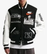 Unisex NFL Seattle Seahawks Super Bowl Letterman Jacket