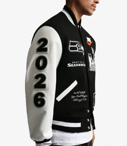 NFL Seattle Seahawks Super Bowl Letterman Jacket