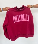Dilly Dally MockNeck Sweatshirt
