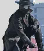 Nicolas Cage Spider Noir 2026 TV Series Ben Reilly Brown Leather Coat