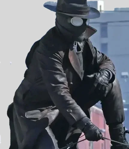 Nicolas Cage Spider Noir 2026 TV Series Ben Reilly Brown Leather Coat