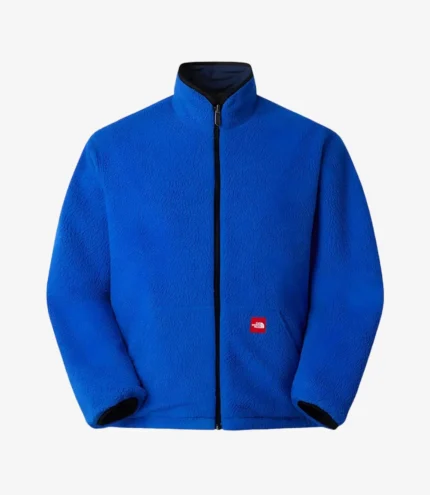 Unisex North Face Red Box Blue Reversible Jacket