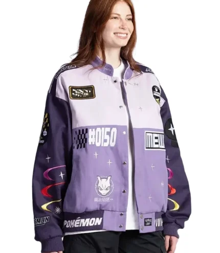 Unisex Pokémon × Jimmy Paul Mewtwo Designer Collaboration Jacket