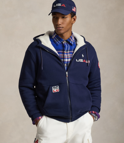 Polo Ralph Lauren Winter Olympics 2026 Team USA Sherpa Hoodie 4