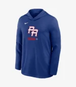 Unisex Puerto Rico National Baseball Team 2026 World Baseball Classic Nike Dri-FIT Long-Sleeve Hoodie T-Shirt