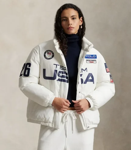 Ralph Lauren Olympic Team USA Down Puffer Jacket 2026