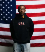 Unisex Sana Detroit Free Bird V2 Black Hoodie