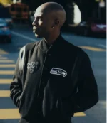 Unisex Seattle Seahawks Super Bowl LX Champions Parade Wool Black Varsity Jacket