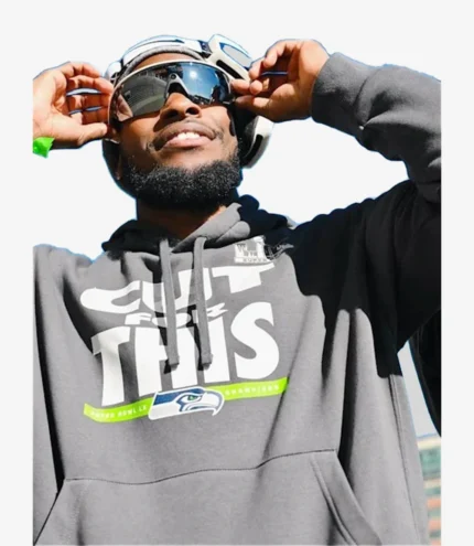 Seattle Seahawks Super Bowl LX Champions Pickoff Move Parade Club Grey Hoodie