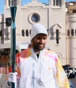 Snoop Dogg Milano Cortina 2026 Winter Olympics Torchbearer White Full-Zip Jacket For unisex