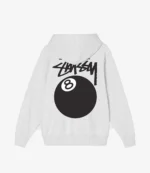 Stussy 8 Ball Grey Hoodie
