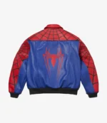 Supreme Spider Man Leather Jacket
