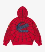 Supreme x Vanson Leathers Spiderman Zip Up Hoodie
