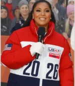 The Today Show 2026 Jenna Bush Hager Team USA Puffer Zipper Jacket