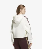 Adidas Originals Lunar New Year Oversized Pullover Hooded Off-White Sweatshirt For Unisex