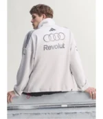 Adidas x Audi Revolut F1 Team Engineers & Marketing White Fleece Track Jacket For Unisex