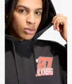 Audi F1 adidas Nico Hulkenberg Black Hoodie For Unisex