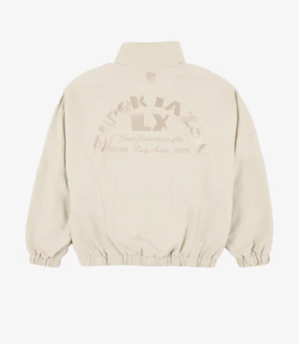 Bad Bunny x Super Tazón Off White Full-Zip Track Jacket
