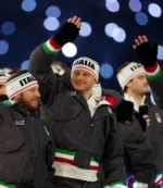 EA7 Emporio Armani Team Italy Milano Cortina 2026 Winter Olympics Opening Ceremony Bomber Jacket For Unisex