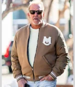 Kevin Costner Brown Bomber Zipper Jacket For Unisex