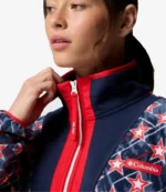 Milano Cortina 2026 Winter Olympics Columbia Team USA Fleece Jacket For Unisex