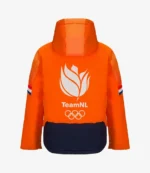 Milano Cortina 2026 Winter Olympics Opening Ceremony Team Netherlands Orange Hooded Jacket For Unisex