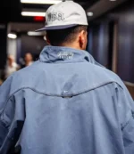 NBA All-Star Game 2026 Warm-Up Light Blue Track Jacket For Unisex