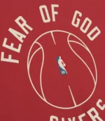 Philadelphia 76ers Fear of God x Barkley L. Hendricks 90’s Red Hoodie For Unisex