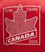 Winter Olympics 2026 Team Canada Red Milano Cortina Satin Jacket For Unisex