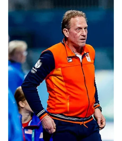 Winter Olympics 2026 Milano Cortina Coach Rintje Ritsma Team Netherlands Varsity Jacket