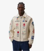 Unisex XIII Olympic Witer Games Lake Placid 1980 Kith x AVIREX Olympics Heritage Jacket