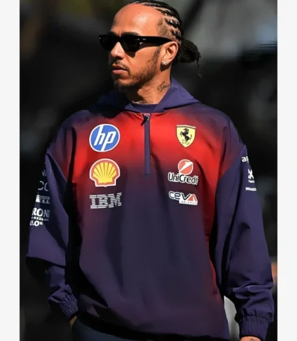2026 F1 Chinese Grand Prix Lewis Hamilton Shanghai GP Plum Hoodie For Unisex
