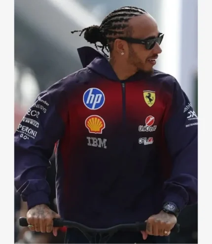 2026 F1 Chinese Grand Prix Lewis Hamilton Shanghai GP Plum Hoodie