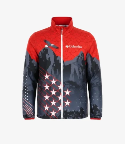 2026 Winter Olympics USA Columbia Curling Puffer Jacket For Unisex