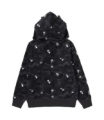A Bathing Ape Kuromi 2026 Camo Full Zip Fleece Hoodie