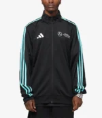 Unisex Adidas x Mercedes-AMG PETRONAS Formula One F1 DNA Black Track Jacket