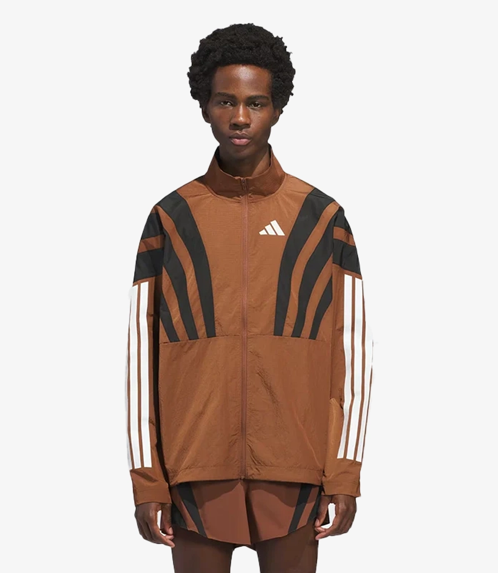 Adidas x Pharrell Williams Humanrace 2026 Adizero Archive Running Brown Jacket Unisex Adidas x Pharrell Williams Humanrace 2026 Adizero Archive Running Brown Jacket