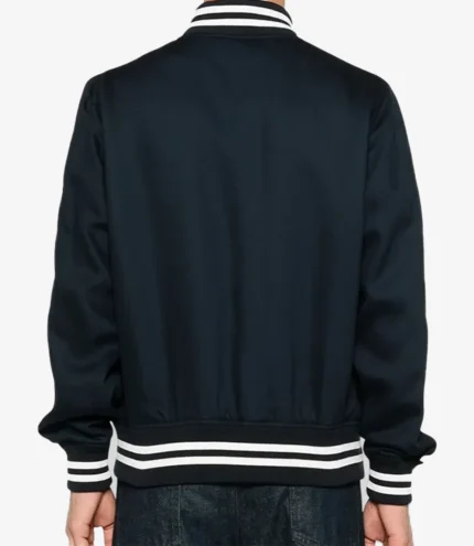 Aime Leon Dore Overlay Navy Blue Varsity Jacket