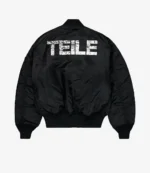 Alpha Industries x TEILE MA-1 Black Bomber Jacket