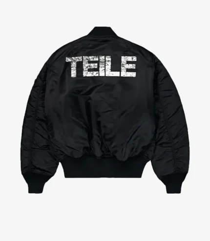 Alpha Industries x TEILE MA-1 Black Bomber Jacket