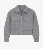 Amanda Rollins Law and Order SVU 2025 Amanda Rollins Grey Wool Jacket
